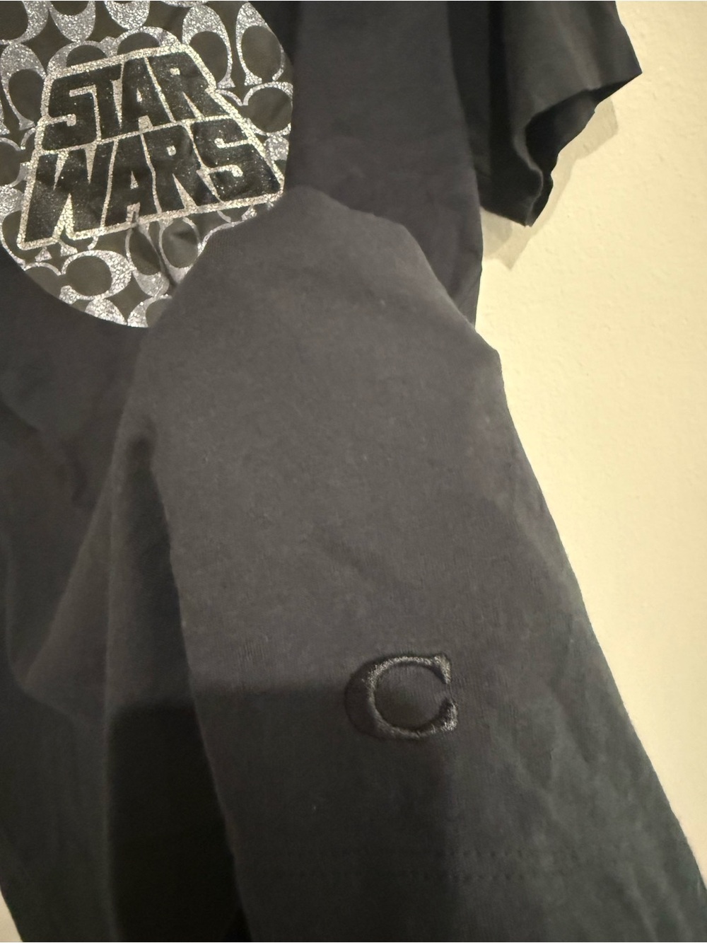 Coach x Star Wars Limited Edition Signature Black Logo T Shirt - Picture 4 of 8